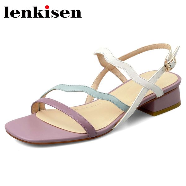 lenkisen handmade genuine leather peep toe med heel mixed colors korean street pretty girls sweet sandals women l38, Black
lenkisen handmade genuine leather peep toe med heel mixed colors korean street pretty girls sweet sandals women l38, Black