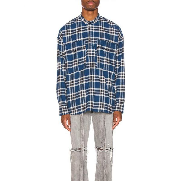 19fw fear of god tartan pattern shirt lattice shirt fog fashion long sleeve men women couple casual shirts highstreet hflscs043, White;black
19fw fear of god tartan pattern shirt lattice shirt fog fashion long sleeve men women couple casual shirts highstreet hflscs043, White;black