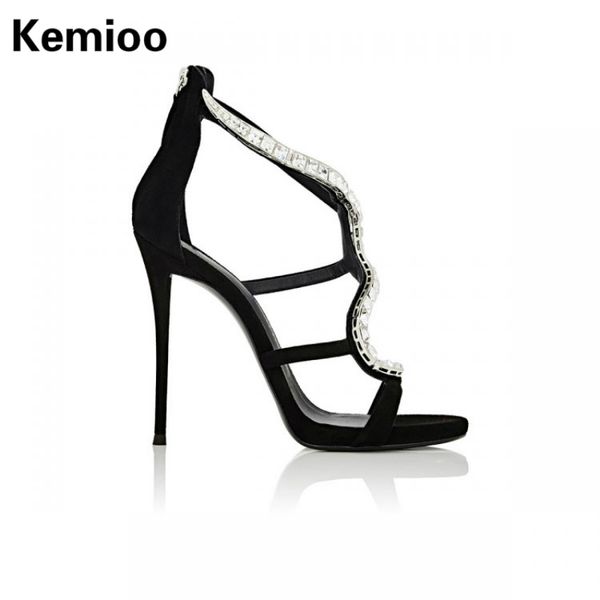 sandals kmeioo fashion women open toe reinstone roman super high thin heel for party evening wedding, Black
sandals kmeioo fashion women open toe reinstone roman super high thin heel for party evening wedding, Black
