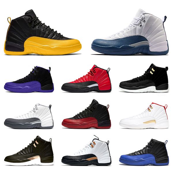 12s basketball shoes university gold french blue dark concord mens trainers 12 men athletic sports sneakers size 40-47
12s basketball shoes university gold french blue dark concord mens trainers 12 men athletic sports sneakers size 40-47