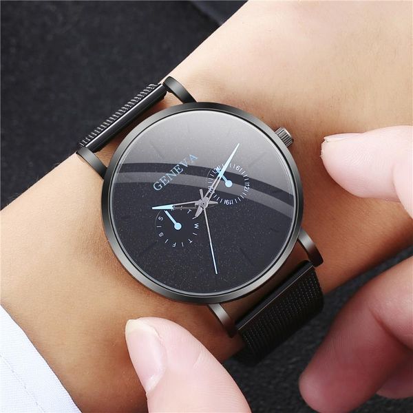 geneva men's watch alloy mesh steel wristwatch mens clock fashion casual dress sports watch men relogio masculino, Slivery;brown
geneva men's watch alloy mesh steel wristwatch mens clock fashion casual dress sports watch men relogio masculino, Slivery;brown