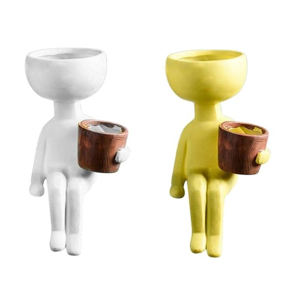 2pcs seated human portrait sculpture flower pot vase succulent planters
2pcs seated human portrait sculpture flower pot vase succulent planters
