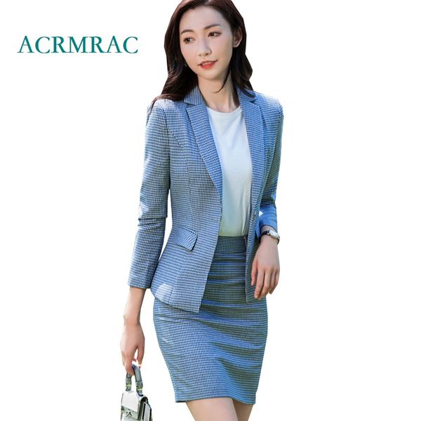 acrmrac women suits autumn and winter slim small plaid jacket pants suit pants formal women suits womens business, White
acrmrac women suits autumn and winter slim small plaid jacket pants suit pants formal women suits womens business, White