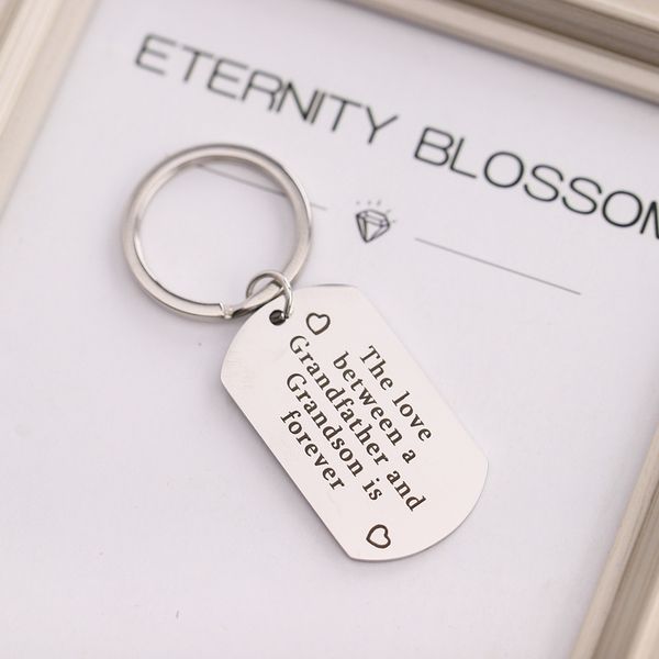 keychain woman key chain man letter the love between grandfather and grandson is forever silver color key ring stainless brelok
keychain woman key chain man letter the love between grandfather and grandson is forever silver color key ring stainless brelok