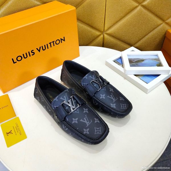 fashion luxury 2020 new men shoes real leather flat metal button peas shoes classic casual shoe with classic driving shoes, Black
fashion luxury 2020 new men shoes real leather flat metal button peas shoes classic casual shoe with classic driving shoes, Black