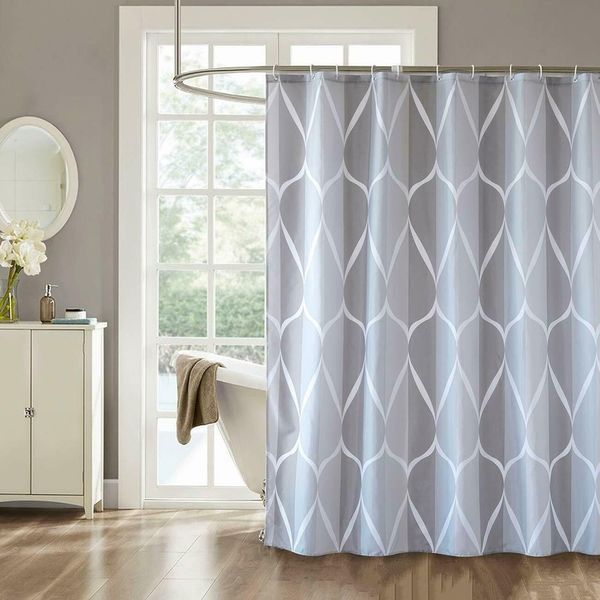 gray wave texture shower curtain geometric water drop shape pattern thickened polyester fabric waterproof washable bath curtains
gray wave texture shower curtain geometric water drop shape pattern thickened polyester fabric waterproof washable bath curtains