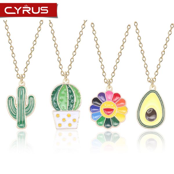 pendant necklaces green plant necklace for women cute cactus colored sunflower avocado girls female daily jewelry, Silver
pendant necklaces green plant necklace for women cute cactus colored sunflower avocado girls female daily jewelry, Silver