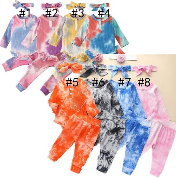 2020 kids clothes baby long sleeve hoodie sweaters jumpsuits pants headbands three piece set autumn winter children rompers trousers d82505, White 
2020 kids clothes baby long sleeve hoodie sweaters jumpsuits pants headbands three piece set autumn winter children rompers trousers d82505, White