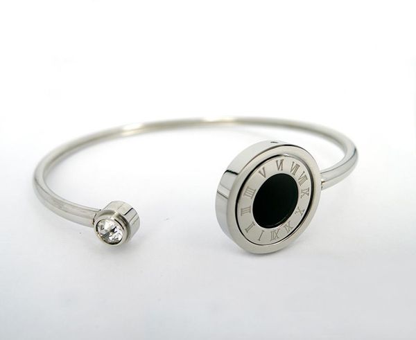 bangle wlb0630 3 colors fashion jewelry stainless steel women roman numerals bracelet with white and black shell
bangle wlb0630 3 colors fashion jewelry stainless steel women roman numerals bracelet with white and black shell