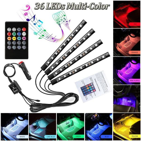 4pcs car led strip light multi-colors car styling decorative atmosphere lamps interior light with remote 12v remote control
4pcs car led strip light multi-colors car styling decorative atmosphere lamps interior light with remote 12v remote control