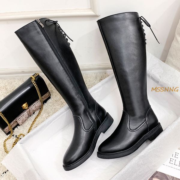 winter women boots knight boots women fashion leather mid calf boot platform round toe lace-up motorcycle, Black
winter women boots knight boots women fashion leather mid calf boot platform round toe lace-up motorcycle, Black