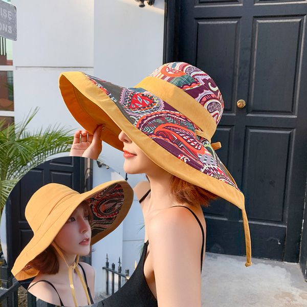 wide brim hats female's summer ethnic fisherman increased fang shai mao tourism outdoor shade pen double-sided can wear, Blue;gray
wide brim hats female's summer ethnic fisherman increased fang shai mao tourism outdoor shade pen double-sided can wear, Blue;gray