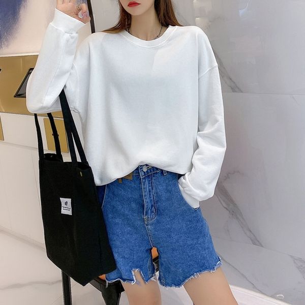 korean loose slimming pullover coat pullover round neck sweater women's 2020 autumn new student lazy style all-match coat ry7pp, Black
korean loose slimming pullover coat pullover round neck sweater women's 2020 autumn new student lazy style all-match coat ry7pp, Black