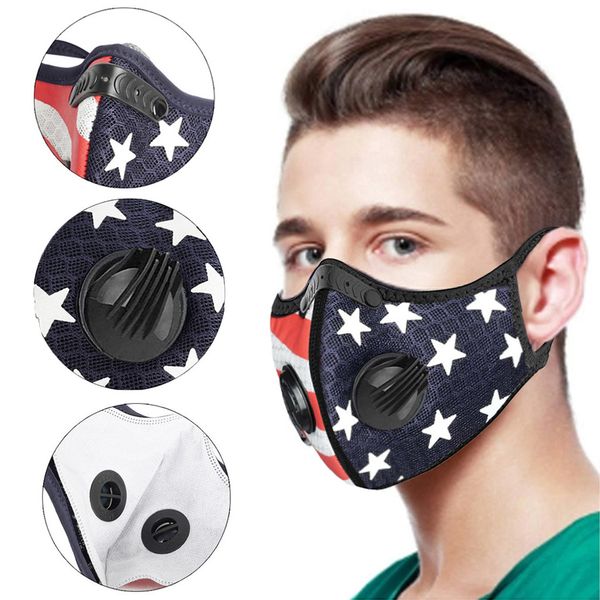 american flag printed cycling party masks activated carbon with filter anti dust sport running training face mask washable bike mouth cover
american flag printed cycling party masks activated carbon with filter anti dust sport running training face mask washable bike mouth cover