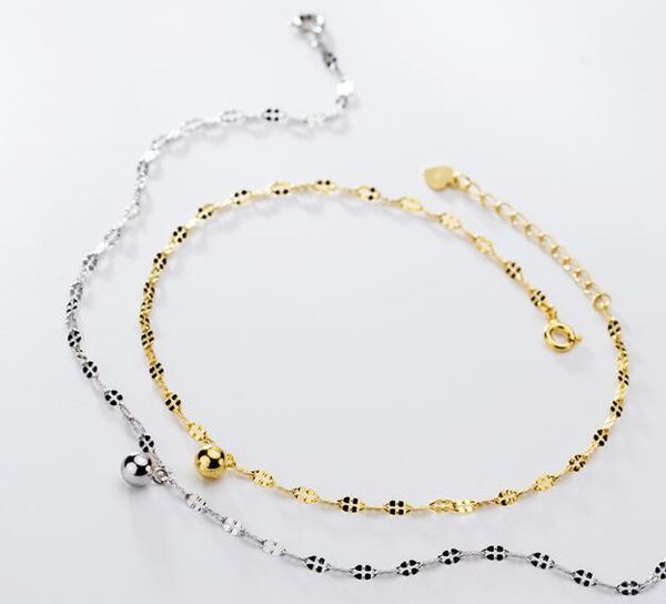 1pc authentic real. 925 silver sterling white/ gold round ball lucky anklet bracelet fine jewelry gtls912, Red;blue
1pc authentic real. 925 silver sterling white/ gold round ball lucky anklet bracelet fine jewelry gtls912, Red;blue