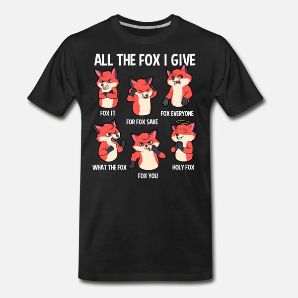 all the fox i give funny no fox given quotes t shirt men designing tee shirt s-3xl male fit comfortable spring autumn kawaii shirt
all the fox i give funny no fox given quotes t shirt men designing tee shirt s-3xl male fit comfortable spring autumn kawaii shirt