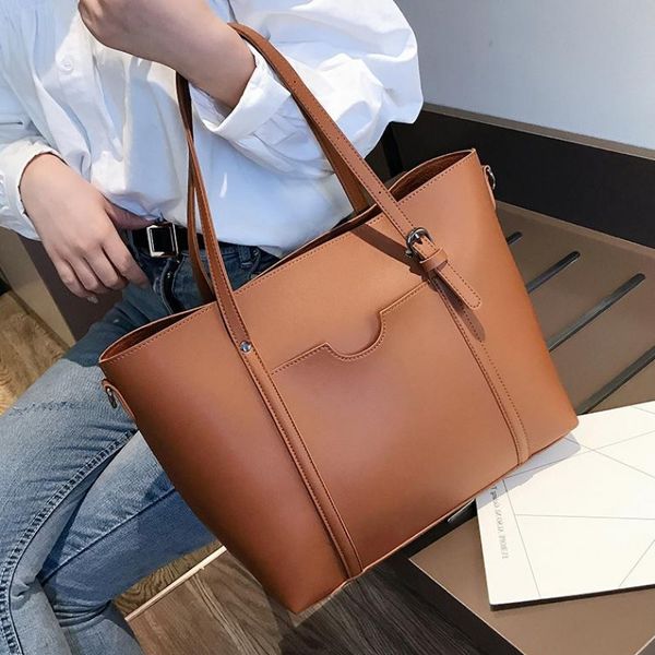 big bag women's new shoulder bag large capacity pu handbag european and american handbag women's tote
big bag women's new shoulder bag large capacity pu handbag european and american handbag women's tote
