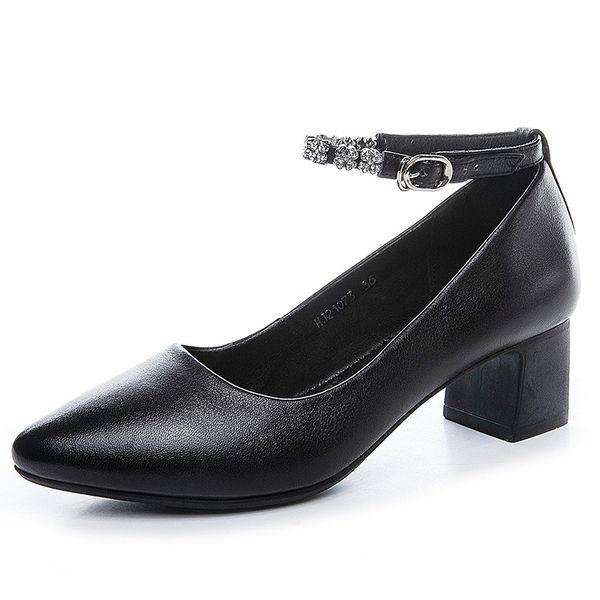 dress shoes swyivy ankle belt pumps women simple design genuine leather 2021 autumn thick heels for womens, Black
dress shoes swyivy ankle belt pumps women simple design genuine leather 2021 autumn thick heels for womens, Black