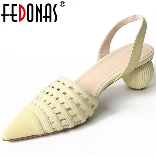 fedonas buckle genuine leather pointed toe sandals for women sweet strange heels pumps summer party wedding shoes woman 0925, Black
fedonas buckle genuine leather pointed toe sandals for women sweet strange heels pumps summer party wedding shoes woman 0925, Black
