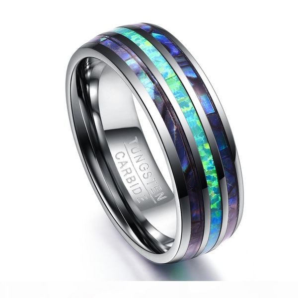 nuncad 8mm wide polished abalone shell tungsten carbide rings dome triple grooved opal tungsten steel ring never fade t082r y1891205, Slivery;golden
nuncad 8mm wide polished abalone shell tungsten carbide rings dome triple grooved opal tungsten steel ring never fade t082r y1891205, Slivery;golden