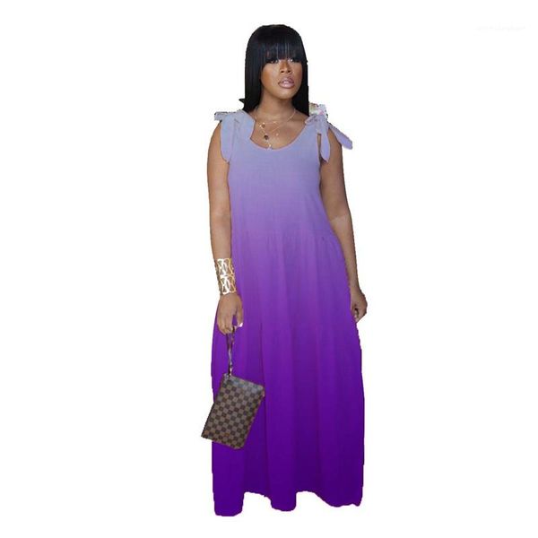 color ladies dress female sleeveless long dresses casual womens long dresses summer summer designers gradient, Black;gray
color ladies dress female sleeveless long dresses casual womens long dresses summer summer designers gradient, Black;gray