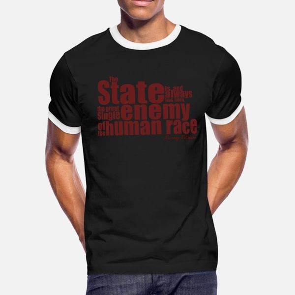 enemy human race rothbard zitat t shirt men knitted short sleeve s-3xl fit fitness new fashion spring outfit shirt
enemy human race rothbard zitat t shirt men knitted short sleeve s-3xl fit fitness new fashion spring outfit shirt