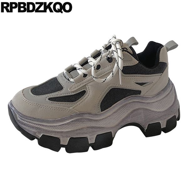 wedge white elevator creepers platform shoes sneakers breathable trainers mesh muffin lace up shallow women thick sole casual, Black
wedge white elevator creepers platform shoes sneakers breathable trainers mesh muffin lace up shallow women thick sole casual, Black