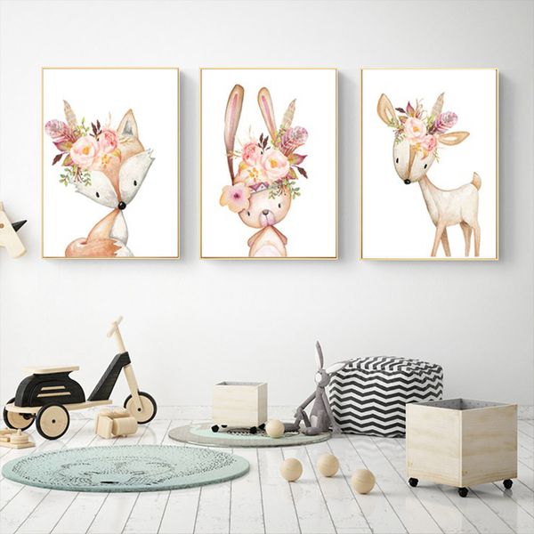 baby girl gift nursery decoration woodland animals posters print watercolor flowers animal canvas painting wall pictures
baby girl gift nursery decoration woodland animals posters print watercolor flowers animal canvas painting wall pictures