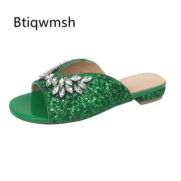 slippers green sequined rhinestone women open toe diamond flat shoes woman bling beach, Black
slippers green sequined rhinestone women open toe diamond flat shoes woman bling beach, Black