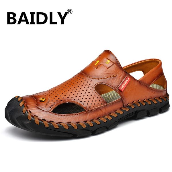 handmade outdoor sandals for men summer shoes genuine leather mens sandals man footwear big size 38-46, Black
handmade outdoor sandals for men summer shoes genuine leather mens sandals man footwear big size 38-46, Black