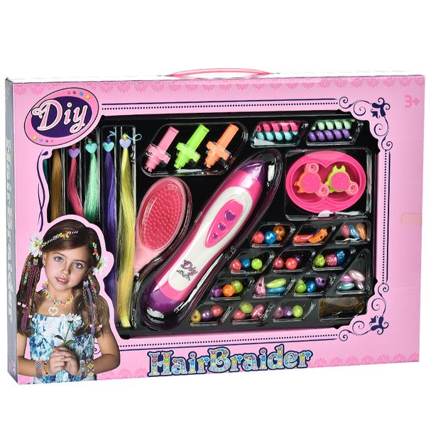 play house toys diy electric hair braider jewellery toys make you beautiful selling educational toys gift of the child
play house toys diy electric hair braider jewellery toys make you beautiful selling educational toys gift of the child