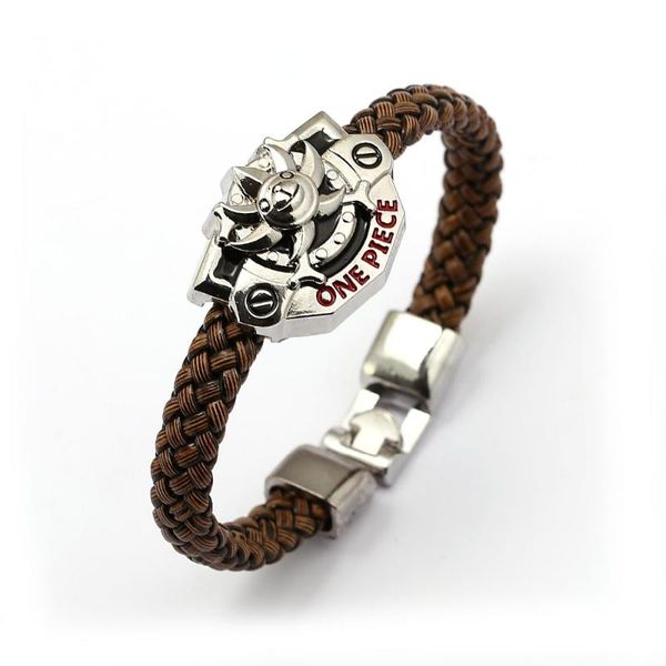 anime one piece bracelet thousand sunny logo bangle genuine leather women men punk bracelets bangles charm jewelry pulseiras, Red;blue
anime one piece bracelet thousand sunny logo bangle genuine leather women men punk bracelets bangles charm jewelry pulseiras, Red;blue