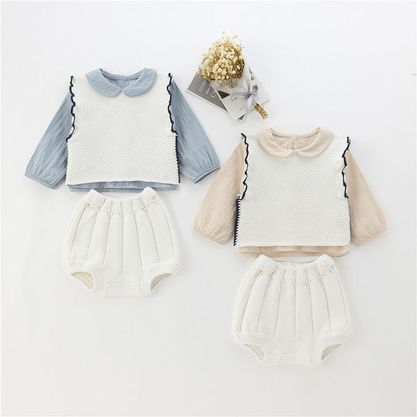 new baby girls clothes spring infant autumn cotton knitted coat shorts shirt clothing set cute baby outfits infant sweaters, Blue
new baby girls clothes spring infant autumn cotton knitted coat shorts shirt clothing set cute baby outfits infant sweaters, Blue