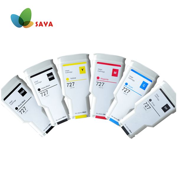 saya 727 compatible ink cartridge 300ml for designjet t920 t2500 t930 t1530 t2530 t1500 printer (pbk c m y gy mbk)
saya 727 compatible ink cartridge 300ml for designjet t920 t2500 t930 t1530 t2530 t1500 printer (pbk c m y gy mbk)