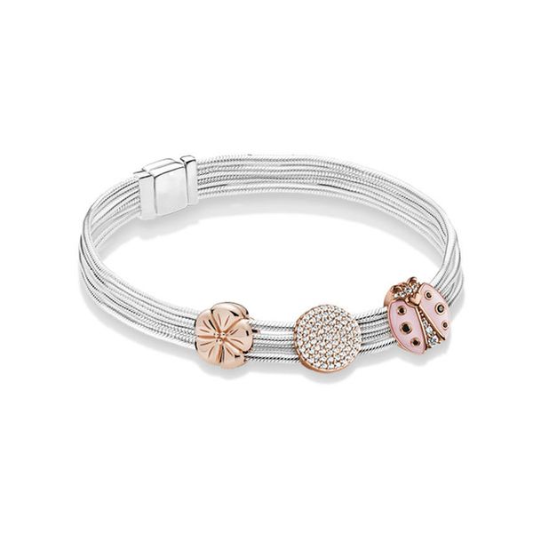 authentic 925 sterling silver reflexions multi snake chain bracelet fit european charms pan bracelet for women diy jewelry j190719, Golden;silver
authentic 925 sterling silver reflexions multi snake chain bracelet fit european charms pan bracelet for women diy jewelry j190719, Golden;silver