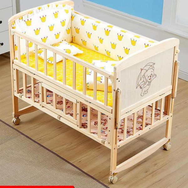 multifunctional foldable and spliceable large-bed solid wood lacquerless european-style bb baby cradle bedside bed
multifunctional foldable and spliceable large-bed solid wood lacquerless european-style bb baby cradle bedside bed