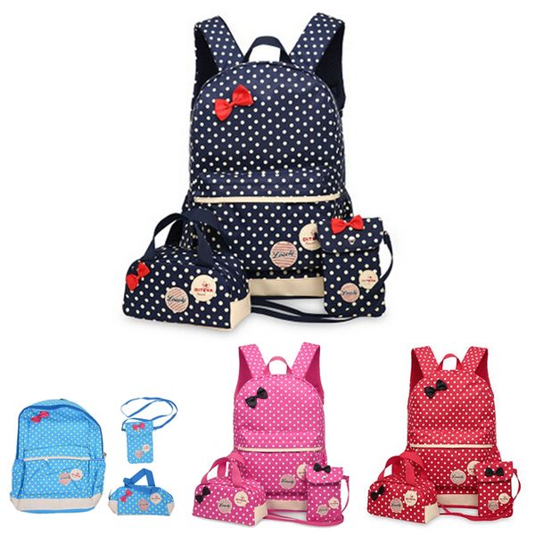 3 pcs/set new waterproof girl school bags for teenagers backpack women shoulder bags, dark blue
3 pcs/set new waterproof girl school bags for teenagers backpack women shoulder bags, dark blue