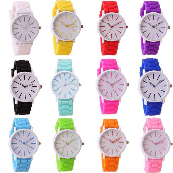 2020 sell new fashion lover candy color silicone watch lady's white dial quartz wrist watches gift ll, Slivery;brown
2020 sell new fashion lover candy color silicone watch lady's white dial quartz wrist watches gift ll, Slivery;brown