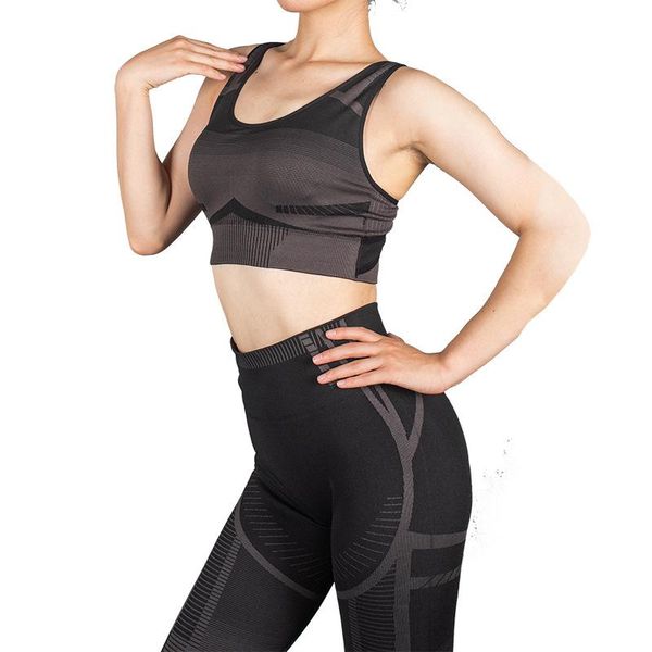 2 piece set women seamless yoga set fitness clothing high waist leggings+sport bra gym workout clothes woman jogging sportwear, Gray
2 piece set women seamless yoga set fitness clothing high waist leggings+sport bra gym workout clothes woman jogging sportwear, Gray