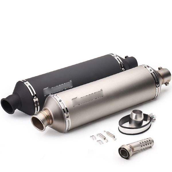 560mm motorcycle exhaust muffler vent pipe stainless steel black titanium color with removable db killer 51mm
560mm motorcycle exhaust muffler vent pipe stainless steel black titanium color with removable db killer 51mm