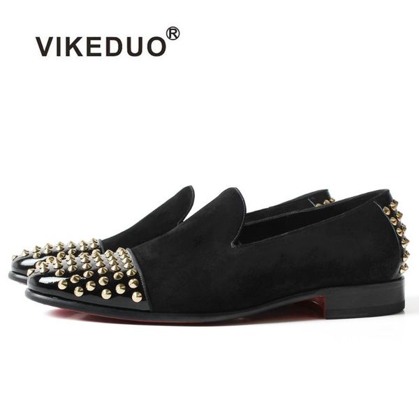 2020 flat shoes vikeduo handmade black suede 100% genuine leather fashion casual dress party original design mens loafer
2020 flat shoes vikeduo handmade black suede 100% genuine leather fashion casual dress party original design mens loafer