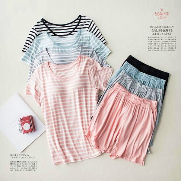 2020 new pyjamas women short sleeve pajamas set cotton sleepwear pijama women's striped summer pajama fashion, Black;red
2020 new pyjamas women short sleeve pajamas set cotton sleepwear pijama women's striped summer pajama fashion, Black;red