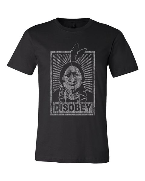 2019 summer t shirt disobey ii t-shirt - silkscreen imprint - disobey sitting bull design t shirt
2019 summer t shirt disobey ii t-shirt - silkscreen imprint - disobey sitting bull design t shirt