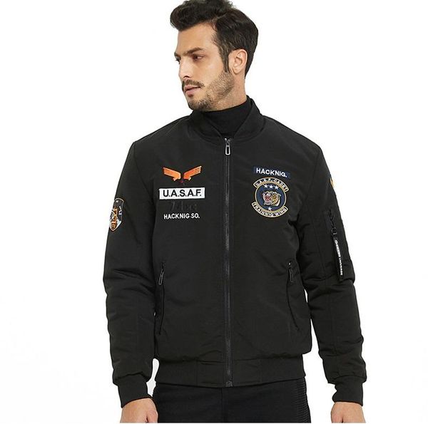 winter thick warm autumn mens pattern cotton bomber jacket wool streetwear coats sweater windproof outwear casual jackets sweatshirt epaulet, Black;brown
winter thick warm autumn mens pattern cotton bomber jacket wool streetwear coats sweater windproof outwear casual jackets sweatshirt epaulet, Black;brown
