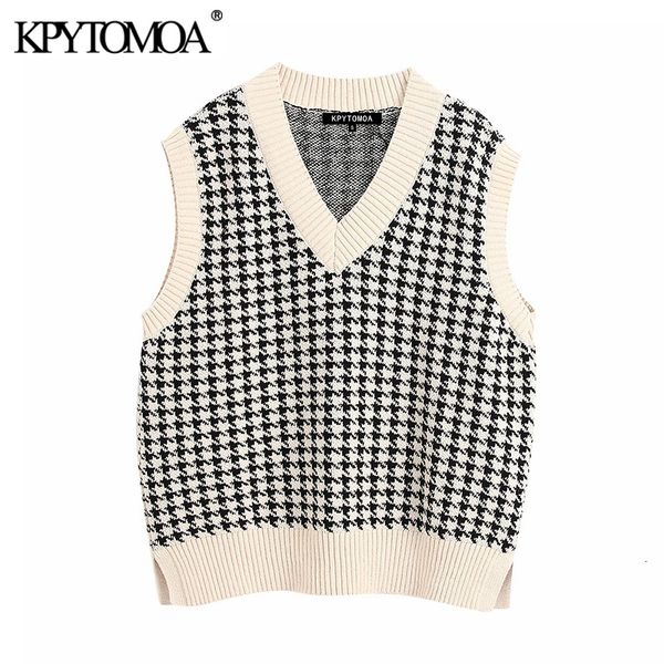 kpytomoa women 2020 fashion oversized knitted vest sweater v neck sleeveless side vents loose female waistcoat chic, Black;white
kpytomoa women 2020 fashion oversized knitted vest sweater v neck sleeveless side vents loose female waistcoat chic, Black;white