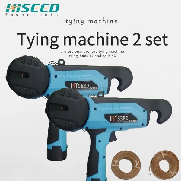 2 sets hdp vine and flower tying machine,battery powered tape tying machine,grape machine 6-8 houirs