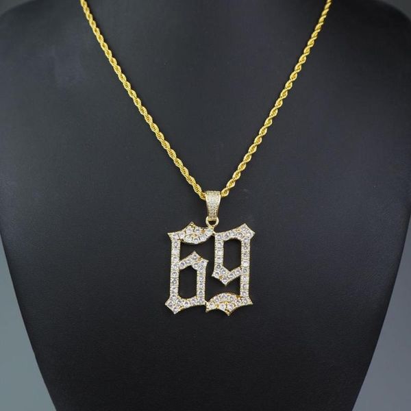 new european and american popular necklace number 69 pendant street hipster accessories, Silver
new european and american popular necklace number 69 pendant street hipster accessories, Silver