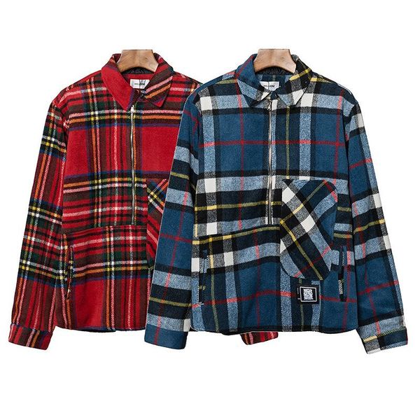 korean brand shirts we11done new jackets irregular plaid shirts high street tide brand men and women os jacket, White;black
korean brand shirts we11done new jackets irregular plaid shirts high street tide brand men and women os jacket, White;black