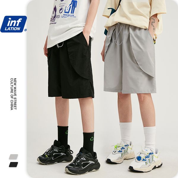 men's shorts inflation mens streetwear training with quick dry in pure color shorter elastic waist 3053s20, White;black
men's shorts inflation mens streetwear training with quick dry in pure color shorter elastic waist 3053s20, White;black