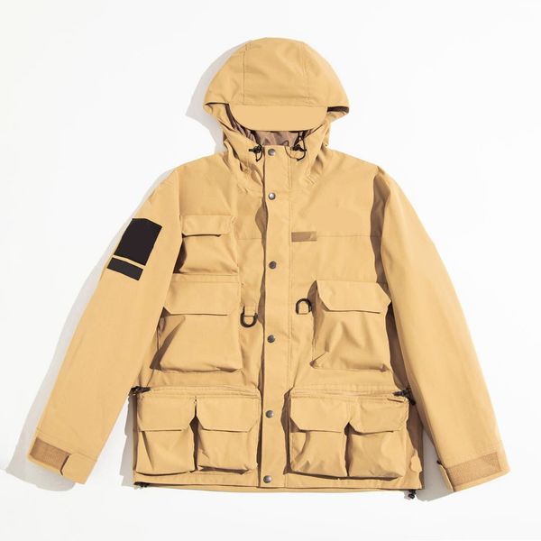 2020 men down street trend jackets travel style letter embroidery printing mid-length multi-pocket design waterproof fabric jacket awa1, Black
2020 men down street trend jackets travel style letter embroidery printing mid-length multi-pocket design waterproof fabric jacket awa1, Black